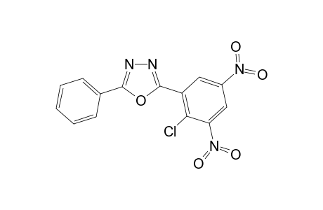 2-(2-Chloro-3,5-dinitrophenyl)-5-phenyl-1,3,4-oxadiazole