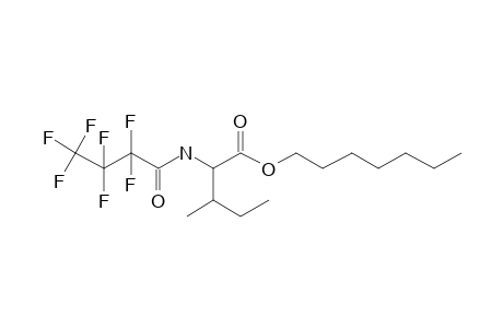 L-Isoleucine, N-heptafluorobutyryl-, heptyl ester