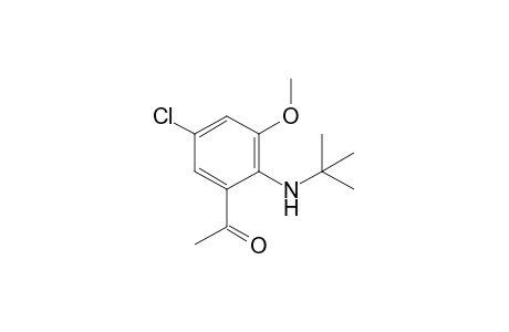 2-Acetyl-4-chloro-6-methoxy-N-(t-butyl)aniline