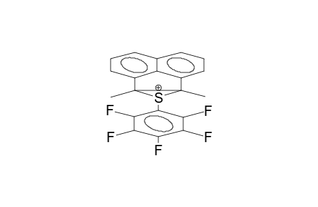 1,2-DIMETHYL-1,2-PENTAFLUOROPHENYLEPISULPHONIOACENAPHTHYLENE CATION