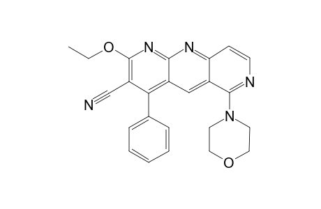 3-Cyano-2-ethoxy-4-phenyl-6-(morpholino)-1,7,10-antyridine