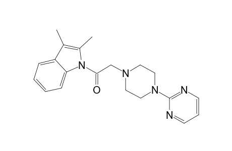 1H-indole, 2,3-dimethyl-1-[[4-(2-pyrimidinyl)-1-piperazinyl]acetyl]-