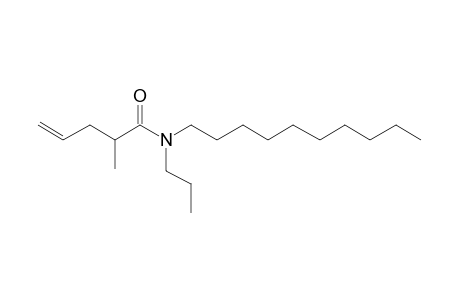 Pent-4-enoylamide, 2-methyl-N-propyl-N-decyl-