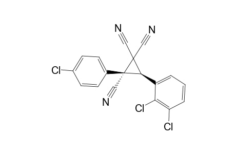 (2R,3S)-2-(4-Chlorophenyl)-3-(2,3-dichlorophenyl)cyclopropane-1,1,2-tricarbonitrile