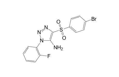 1H-1,2,3-Triazol-5-amine, 4-[(4-bromophenyl)sulfonyl]-1-(2-fluorophenyl)-