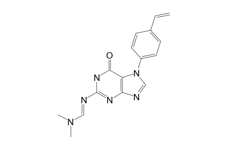 N(2)-[(DIMETHYLAMINO)-METHYLENE]-7-(4-ETHENYLPHENYL)-GUANINE