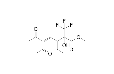 Methyl 5-acetyl-3-ethyl-2-hydroxy-6-oxo-2-(trifluoromethyl)hept-4-enoate