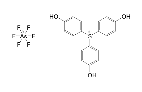 Sulfonium, tris(4-hydroxyphenyl)- hexafluoroarsenate salt