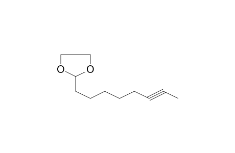 1,3-Dioxolane, 2-(6-octynyl)-