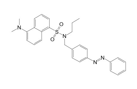 N-(Azobenzene-4-ylmethyl)-5-dimethylaminonaphthalene-N-propyl-1-sulfonamide