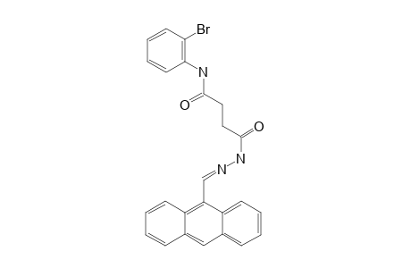 4-[(2E)-2-(9-Anthrylmethylene)hydrazino]-N-(2-bromophenyl)-4-oxobutanamide