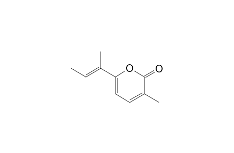 6-[(E)-but-2-en-2-yl]-3-methylpyran-2-one