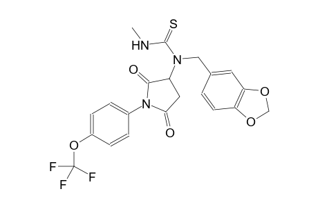 thiourea, N-(1,3-benzodioxol-5-ylmethyl)-N-[2,5-dioxo-1-[4-(trifluoromethoxy)phenyl]-3-pyrrolidinyl]-N'-methyl-