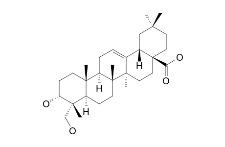 3-ALPHA,23-DIHYDROXY-OLEAN-12-EN-28-OIC_ACID;WILFOROL_C