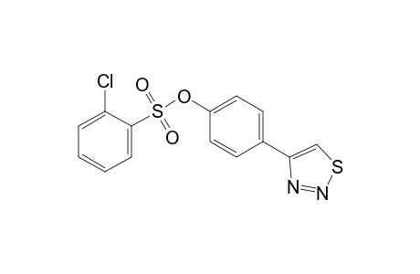 o-chlorobenzenesulfonic acid, p-(1,2,3-thiadiazol-4-yl)phenyl ester