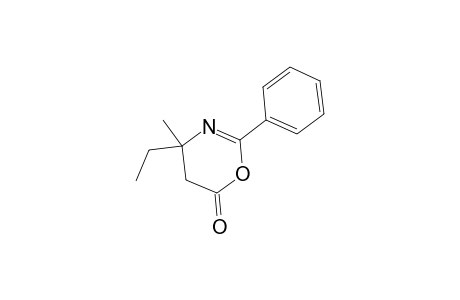 4-Ethyl-4,5-dihydro-4-methyl-2-phenyl-1,3-oxazin-6-one