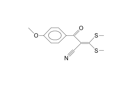 2-Cyano-1-(4-methoxy-phenyl)-3,3-bis(methylthio)-prop-2-en-1-one