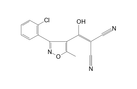 {[3-(o-chlorophenyl)-5-methyl-4-isoxazolyl]hydroxymethylene}malononitrile