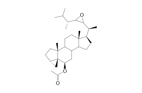 24..alpha.-Methyl-22,23-epoxy-3.alpha.,5-cyclo-5.alpha.-cholestan-6.beta.-yl Acetate