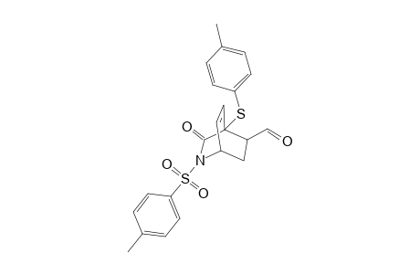 4-(4"-Methylbenzenesulfenyl)-2-(4'-methylbenzenesulfonyl)-3-oxo-2-azabicyclo[2.2.2]-7-octene-5-endo-carboxaldehyde