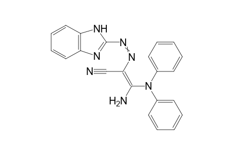 (2Z)-2-((1H-benzo[d]imidazol-2-yl)diazenyl)-3-amino-3-(diphenylamino)acrylonitrile