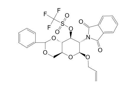 ALLYL-4,6-O-BENZYLIDENE-2-DEOXY-2-PHTHALIMIDO-3-O-TRIFLUOROMETHANESULFONYL-BETA-D-GLUCOPYRANOSIDE