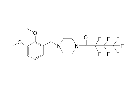 1-(4-(2,3-Dimethoxybenzyl)piperazin-1-yl)-2,2,3,3,4,4,4-heptafluorobutan-1-one