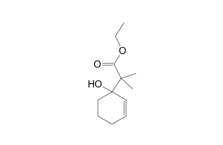 2-(1-Hydroxy-2-cyclohexen-1-yl)-2-methylpropionicacid-ethylester