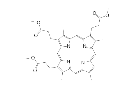 21H,23H-Porphine-2,7,18-tripropanoic acid, 3,8,13,17-tetramethyl-, trimethyl ester