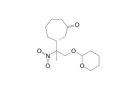 (3R)-3-[1-(2H-Tetrahydropyran-2-yloxy)-2-nitro-2-propyl]cycloheptanone