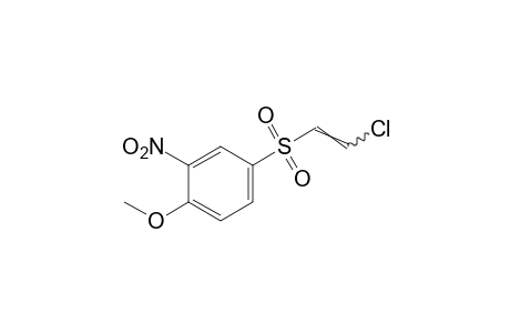 4-[(2-chlorovinyl)sulfonyl]-2-nitroanisole