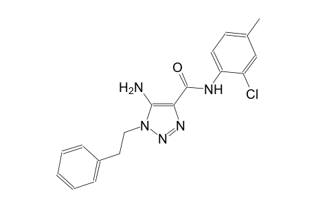 1H-1,2,3-triazole-4-carboxamide, 5-amino-N-(2-chloro-4-methylphenyl)-1-(2-phenylethyl)-