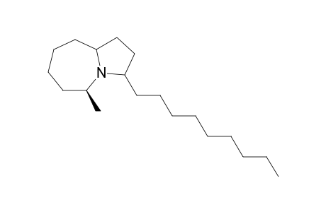 2-(Nonyl)-9(S)-methylpyrrolo[1,2-a]azepane