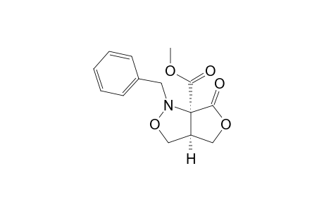 (3aR*,6aR*)-Tetrahydro-6a-methoxycarbonyl-1-(phenylmethyl)-1H,6H-furo[3,4-c]isoxazol-6-one