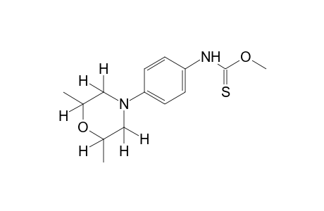 p-(2,6-dimethylmorpholino)thiocarbanilic acid, o-methyl ester