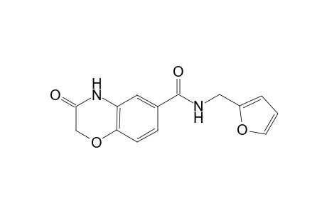 2H-1,4-benzoxazine-6-carboxamide, N-(2-furanylmethyl)-3,4-dihydro-3-oxo-