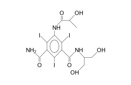 S-(-)-3-N-[2-HYDROXY-1-(HYDROXYMETHYL)-ETHYL]-5-(2-HYDROXY-1-OXOPROPYL)-AMINO]-2,4,6-TRIIODOISOPHTHALAMIDE