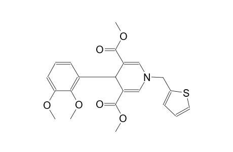 4-(2,3-Dimethoxy-phenyl)-1-thiophen-2-ylmethyl-1,4-dihydro-pyridine-3,5-dicarboxylic acid dimethyl ester