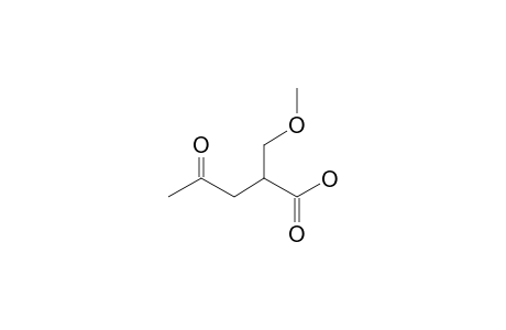 Pentanoic acid, 2-(methoxymethyl)-4-oxo-