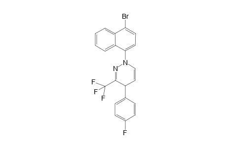 1-(4-Bromonaphthalen-1-yl)-4-(4-fluorophenyl)-3-(trifluoromethyl)-1,4-dihydropyridazine