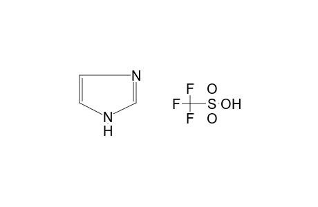 imidazole, trifluoromethanesulfonate(1:1)(salt)