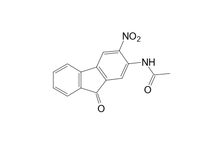 N-(3-nitro-9-oxo-fluoren-2-yl)acetamide