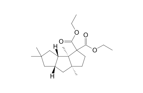 (3aR,3bS,6aS,7aS)-3a,5,5,7a-tetramethyl-2,3b,4,6,6a,7-hexahydro-1H-cyclopenta[f]pentalene-3,3-dicarboxylic acid diethyl ester