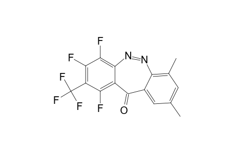 1,3,4-Trifluoro-7,9-dimethyl-2-trifluoromethyl-dibenzo(C,F)(1,2)diazepin-11-one