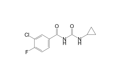 1-(3-Chloro-4-fluorobenzoyl)-3-cyclopropylurea