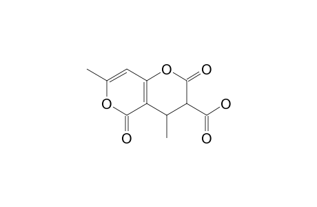 2,3,4,5-Tetrahydro-4,7-dimethyl-2,5-dioxopyrano[4,3-b]pyran-3-carboxylic acid