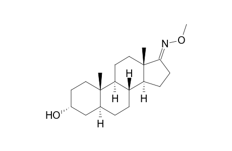 5.ALPHA.-ANDROSTAN-3.ALPHA.-OL-17-ONE(17-O-METHYLOXIME)