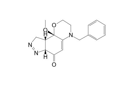 4-BENZYL-9B-METHOXY-3,4,6A,9,9A,9B-HEXAHYDRO-PYRAZOLO-[3,4-H]-[1,4]-BENZOXAZIN-6(2H)-ONE