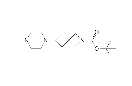 tert-Butyl 6-(4-methylpiperazin-1-yl)-2-azaspiro[3.3]heptane-2-carboxylate