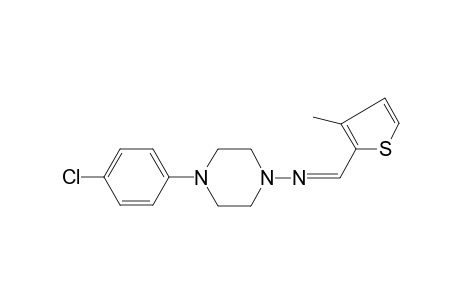 1-piperazinamine, 4-(4-chlorophenyl)-N-[(3-methyl-2-thienyl)methylene]-